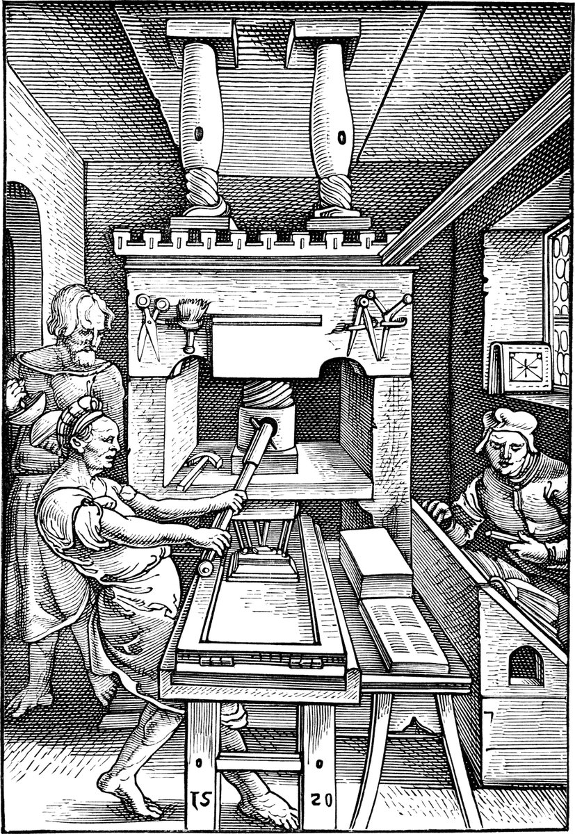 Bookprinting in the 16th century