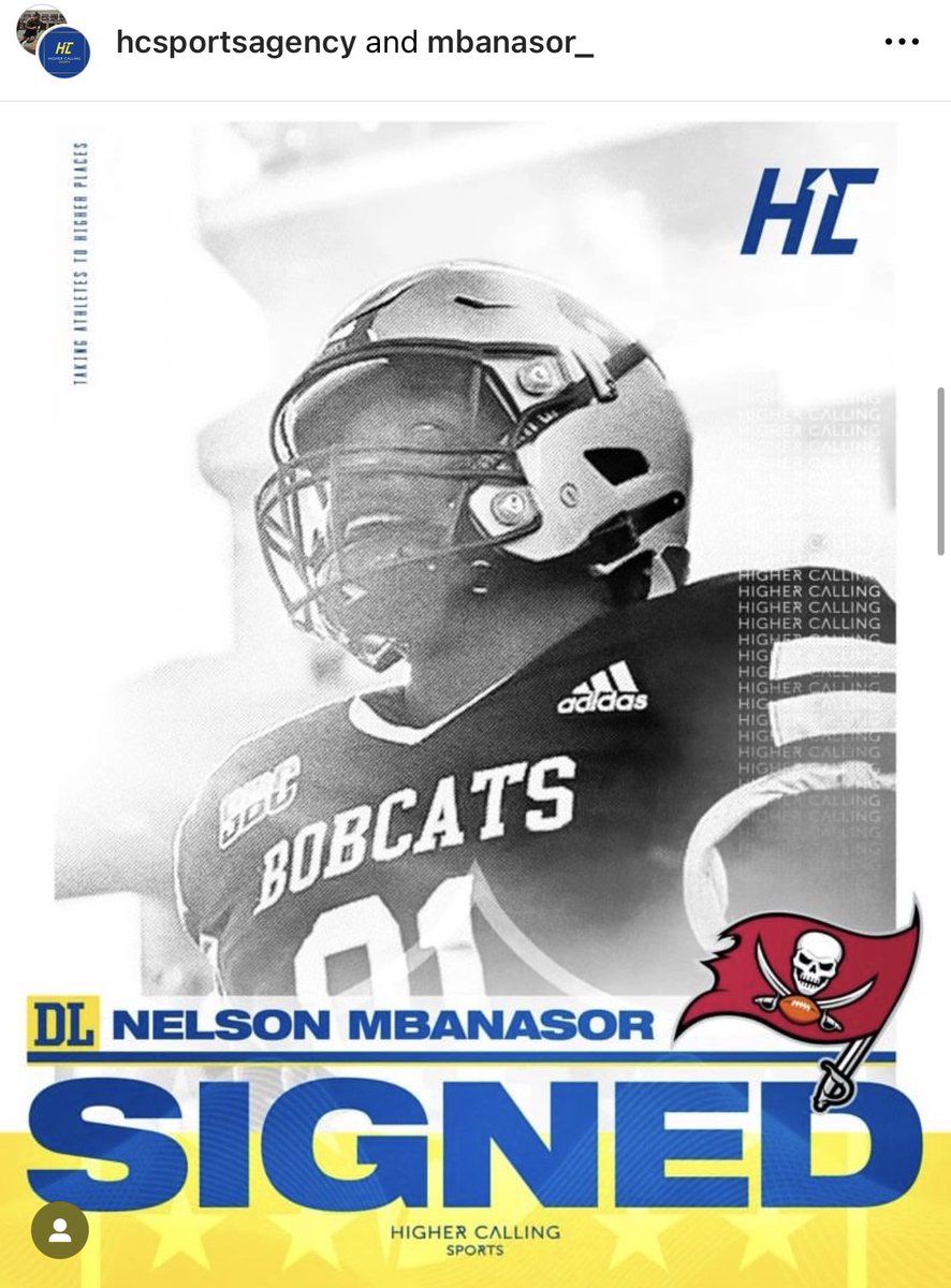 Keff_C's tweet photo. Confirmed: #TXST DL Nelson Mbanasor to the Tampa Bay Buccaneers. https://t.co/PdgQcb3BkX