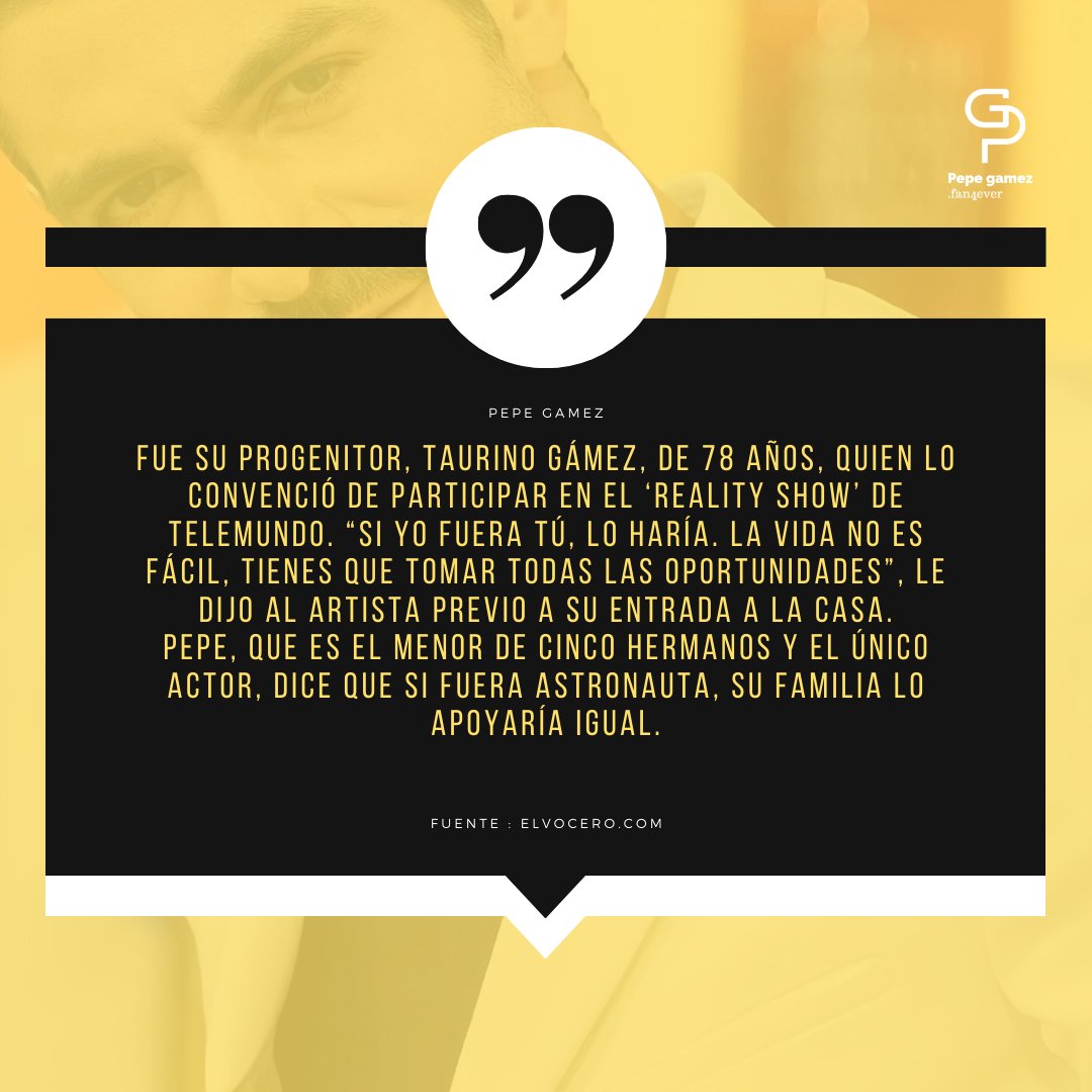 Lth_810's tweet photo. Linda nota a  #PepeGamez para el portal @VoceroPR 
#Pepison #TeamPepe #Telemundo #LCDLF3 
#PuertoRico https://t.co/tlNr8mn17q