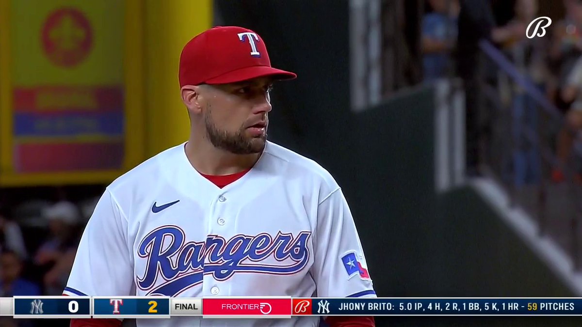 Yankees at Rangers / Twitter