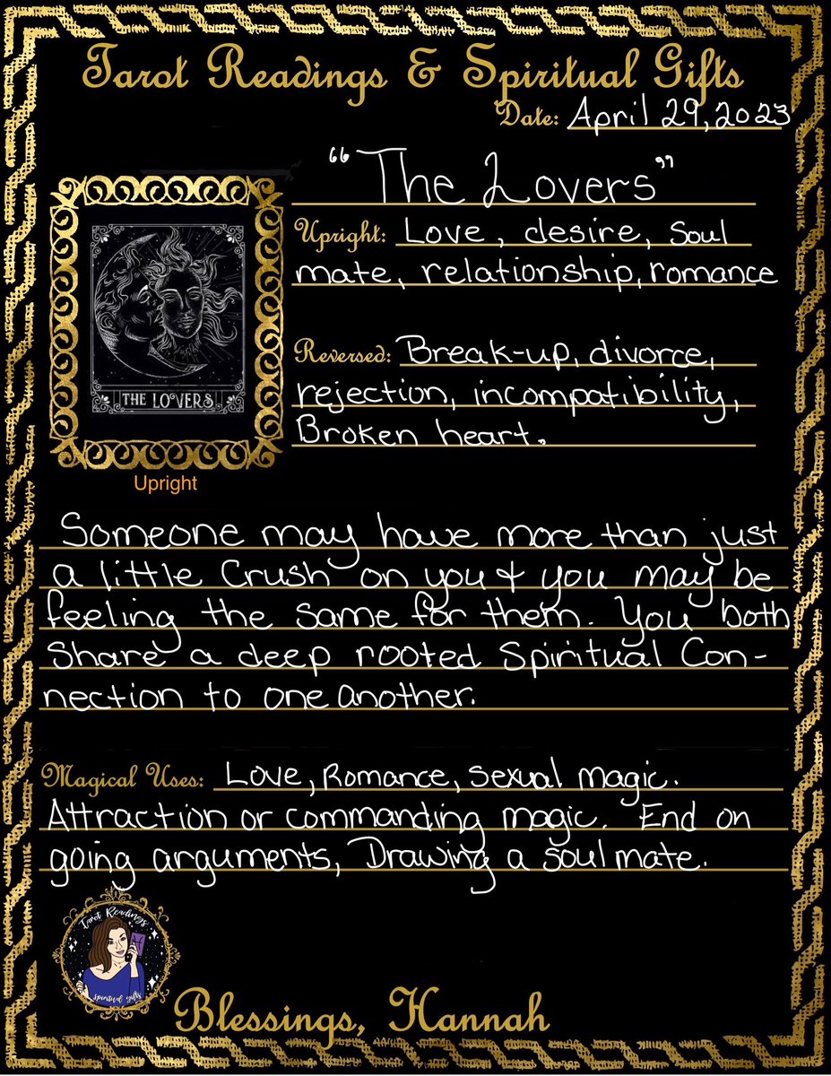 AdvisorHannah's tweet photo. The lovers. #TarotCardOfTheDay #Tarot https://t.co/y0RuLl7xHA