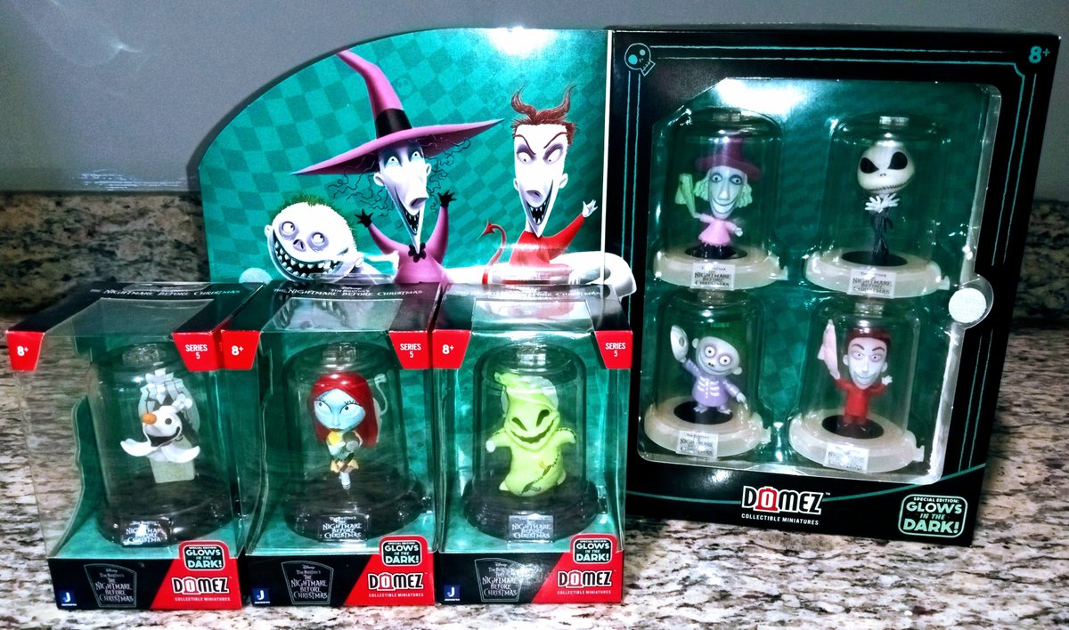 all_nostalgic's tweet photo. The Complete Nightmare Before Christmas Glow In The Dark Domez set. 🎃🦇👑
#90sKid #Nostalgia #Childhood #TheNightmareBeforeChristmas #Domez #Movies #TimBurton https://t.co/00sc90x8X1