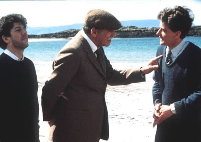 Love this shot with the three of them on the beach. #BurtLancaster #PeterRiegert #PeterCapaldi #LocalHero #TCMParty