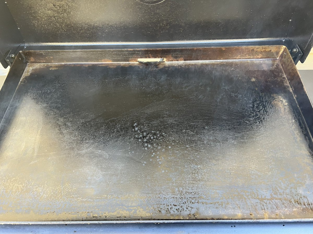 RobertScalise1's tweet photo. @ScottRo83866595 @myles_cooks Thank you! Also, thank you for the tips to get the griddle searing ready! #norust (not eat in Oregon!) https://t.co/OnUIdVAFud