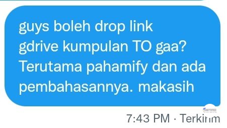 sbmptnfess's tweet photo. haii bantu sender yaa. Thanks! 👩‍🎓 https://t.co/kvKkiNJkIO