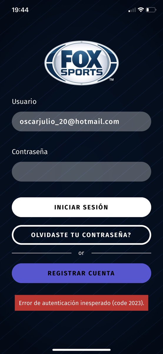 oscargarza20's tweet photo. Chinga tu madre @FOXSportsMX Otra vez no funciona tu app.
Que bueno que es la ultima temporada de @Rayados con ustedes. https://t.co/dOCFNe3GuH