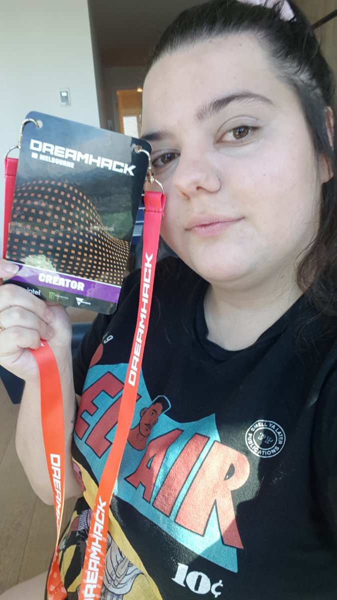 Gonna get this tweet in before I forget... these past 3 days have been INSANE &amp; I am exhausted. But of course thank you #DreamHackMelbourne for having me! I have had such a fun time seeing friends from around the country and making new ones, thank you for the best time 🥳