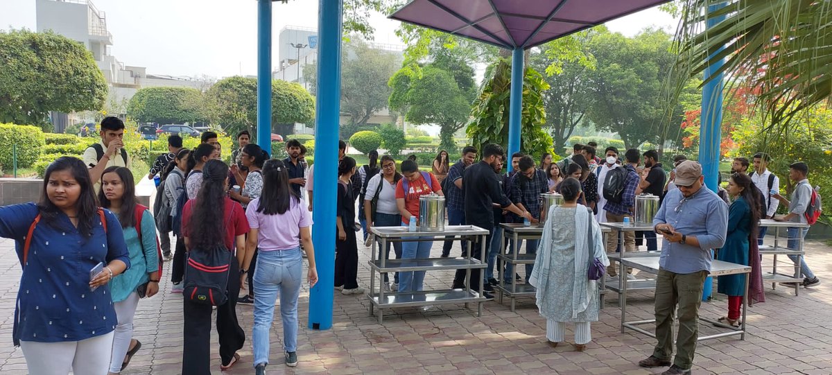 BotanyDBC's tweet photo. As an integral part of IEM practical paper and to gain deeper understanding of the practical aspects of the milk industry Botany Department of Deshbandhu College organised a field trip to Mother Dairy Plant, Patparganj, New Delhi on 26 April, 2023 along with teachers and students https://t.co/jxDSzCzOVI