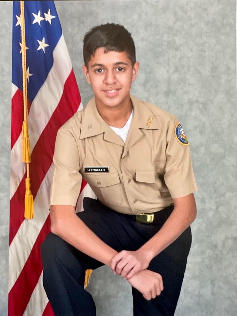 Proud moment to the Chowdhury family this week - Imran Chowdhury has been awarded the Military Officers Association of America award, recognizing his exceptional potential for military leadership within the Junior Reserve Officers Training Corps. 

#usnavy   #leadership #usa