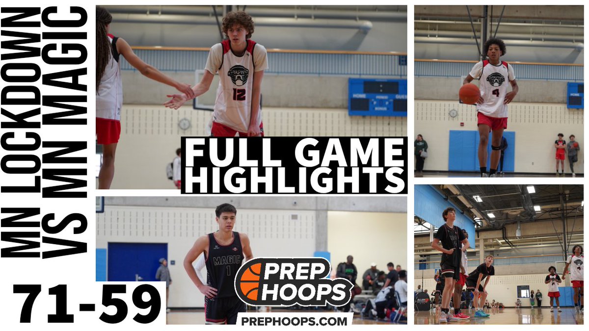 GAME HIGHLIGHTS Lockdown MN vs <a href="/MagicMinnesota/">MinnesotaMagic</a> at #PrepHoopsLive

<a href="/PrepHoops/">Prep Hoops 🏀</a> <a href="/PHCircuit/">Prep Hoops Circuit 🏀</a>
<a href="/NorthstarHoops/">Northstar Hoops</a>

Jaden Semanko 15pts 5 blocks <a href="/jjsemanko_/">JJ Semanko</a>
Tyson Moore 20 pts
<a href="/CalebMarik_/">Caleb marik</a>
<a href="/TyroneMuthama/">Tyrone Muthama</a>

Blake Steffl 15pts
Liam Hertel 14 pts

WATCH IT ALL HERE: youtu.be/OpBi2xCuZN0