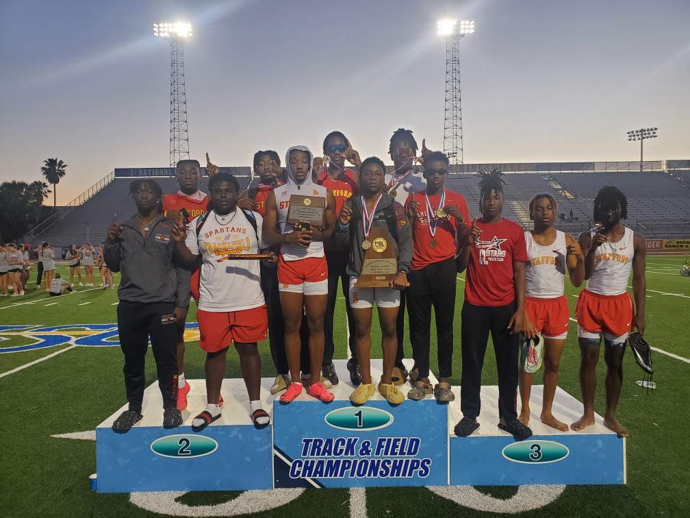 SMSDHigh's tweet photo. Congrats to the boys’ track team for winning the regional track meet tonight. #SpartanPride https://t.co/gLT2S55ajw
