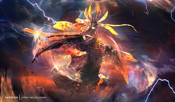 Urgent QuestHeaven's Catastrophe, Amatsu. There is an evil storm coming this way. Gather your fellow hunters and prepare for battle! 