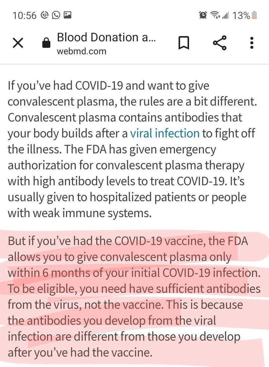 BannedResearch's tweet image. #webmd #plasma #blood #covid