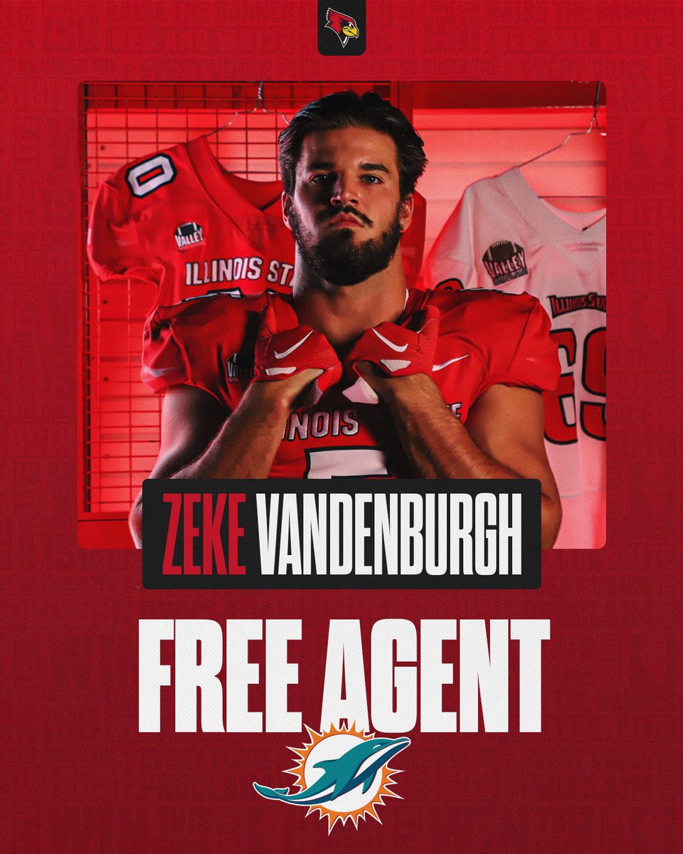 The best defensive player in the <a href="/NCAA_FCS/">NCAA FCS Football</a> is taking his talents to South Beach!

<a href="/5zekiel/">Ezekiel Vandenburgh</a> has signed an undrafted free agent deal with the <a href="/MiamiDolphins/">Miami Dolphins</a>‼️ #FinsUp