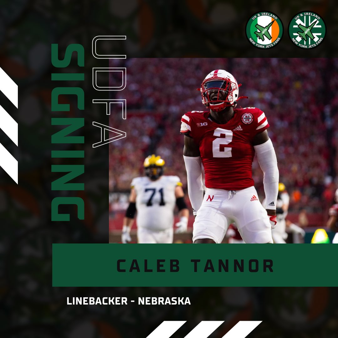 The #Jets have signed UDFA Linebacker, Caleb Tannor out of Nebraska!

Welcome to New York, <a href="/cvleb10/">Caleb Tannor 💫</a>