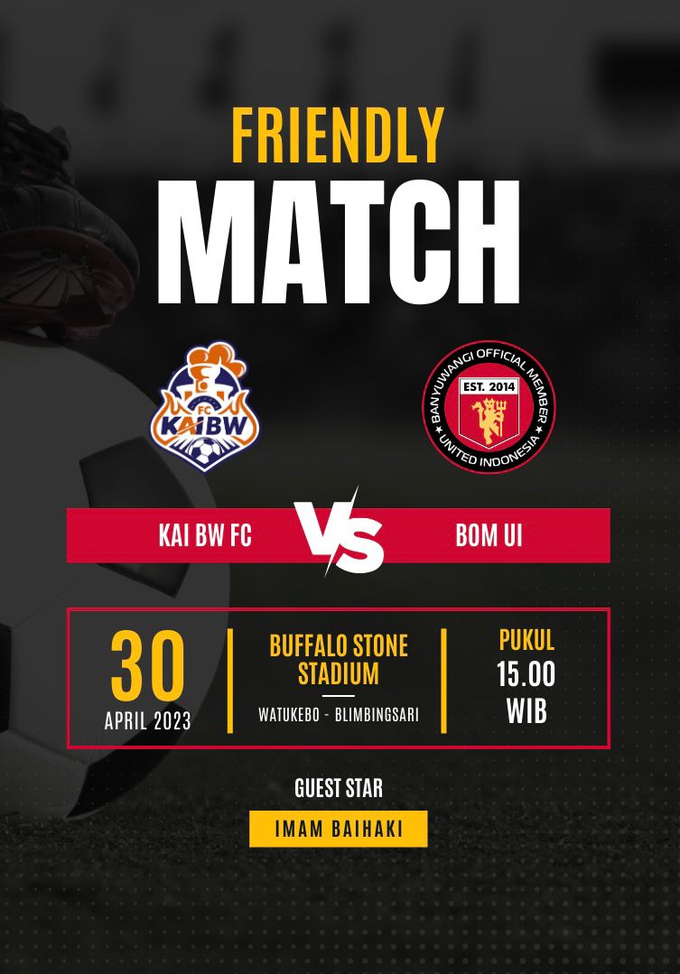 Fans club bola paling kece di Banyuwangi. 
Ayo di ramekno!