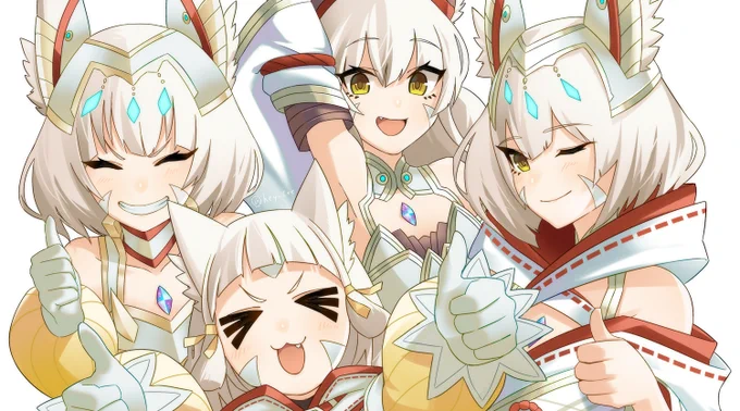 ニアちゃんず!リクエストありがとうございましたー! #ゼノブレイド2 #ゼノブレイド3 