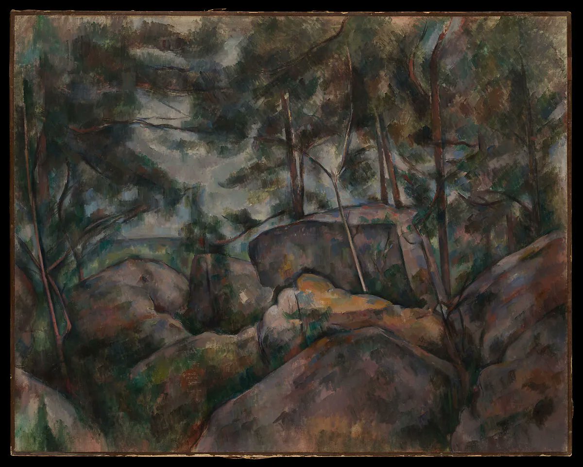 AtriumFineArt's tweet photo. Title ▪️ Rocks at Fontainebleau
Artist ▪️ Paul Cézanne
Date ▪️ 1890s
Medium ▪️ Oil on canvas

#PaulCezanne #Cezanne #FineArt #UniversalPaintings #Paintings #AtriumFineArt https://t.co/FzpVLA4rxB