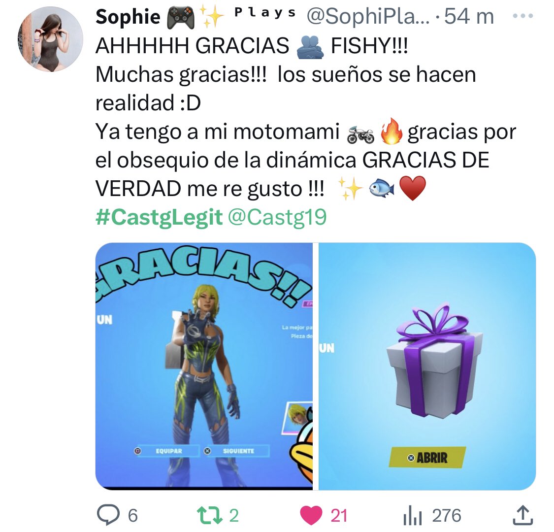 Castgfishy's tweet photo. I gifted two actives and some friends today/tonight 🤓 If you want a gift, something do you want, if i see support from your part fam. Dropping Likes, Retweets or a Good Comment is the best support for a creator 🫰🏻♥️ Fishyfam, WE ONLY TAKE W’S ! https://t.co/HpIqtYEXq3