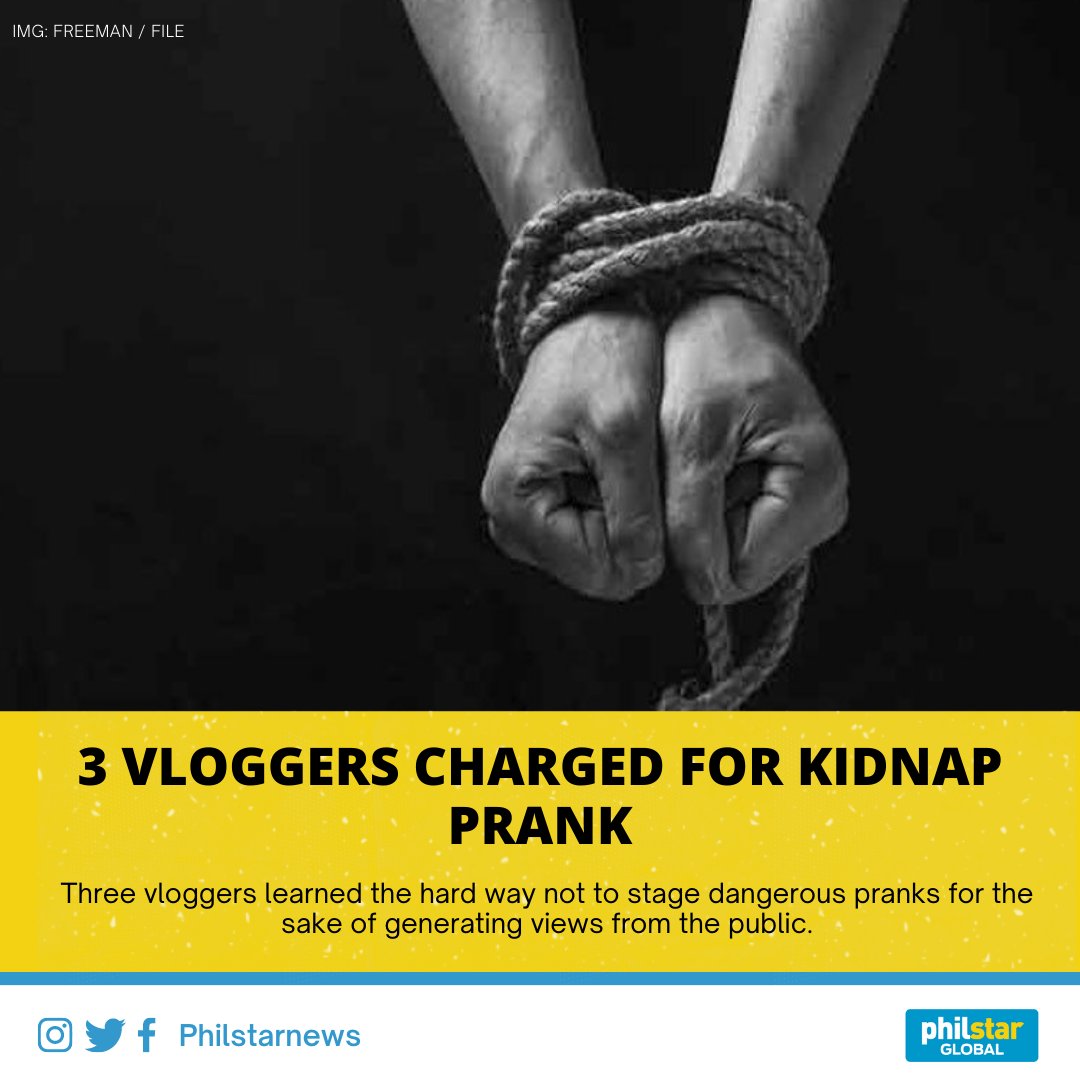 The content creators behind Tukomi, which has 4.21 million subscribers on YouTube and 4.21 million followers on Facebook, are facing charges of alarm and scandal before the Las Pinas City prosecutor’s office for a kidnapping prank that went wrong.

Read: philstar.com/nation/2023/04…