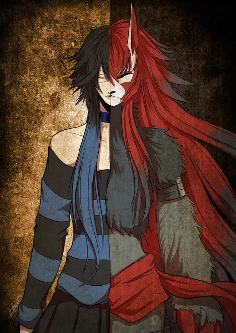 are some old art of my gijinkas - i have a huge of them
