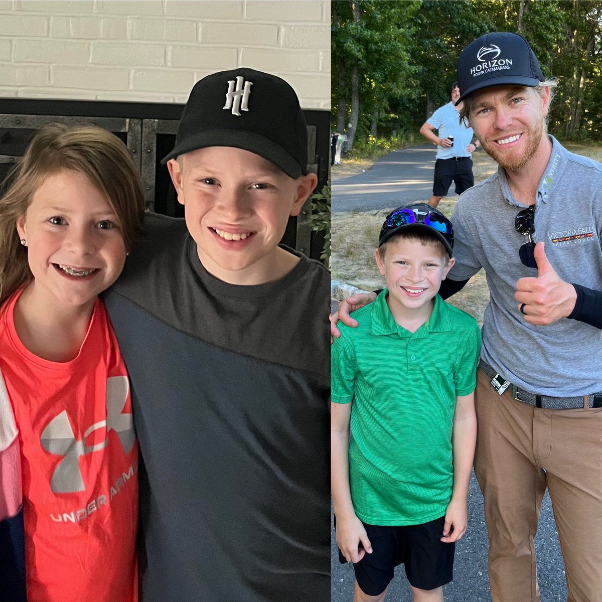 MarcusBouch's tweet photo. Cheering on @IronHeadsGC_  and Scott Vincent from Pennsylvania. Excited to see him doing so well! You won’t find a nicer person! 
@livgolf_league #LIVgolfbroadcast #livbroadcast #LIVGolfSingapore https://t.co/IkkDiIy0oR