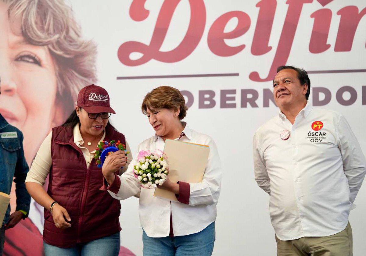 delfinagomeza's tweet photo. En #Metepec concluimos este día con todo el apoyo del Pueblo que ya quiere un cambio en el #Edomex. ¡Juntos terminaremos con casi 100 años de abandono!

#DelfinaGobernadora #VotaPorElCambio https://t.co/Im6NNSCS1C