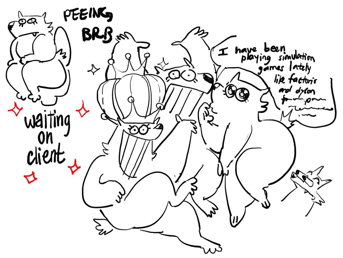 stream doodles between commissions