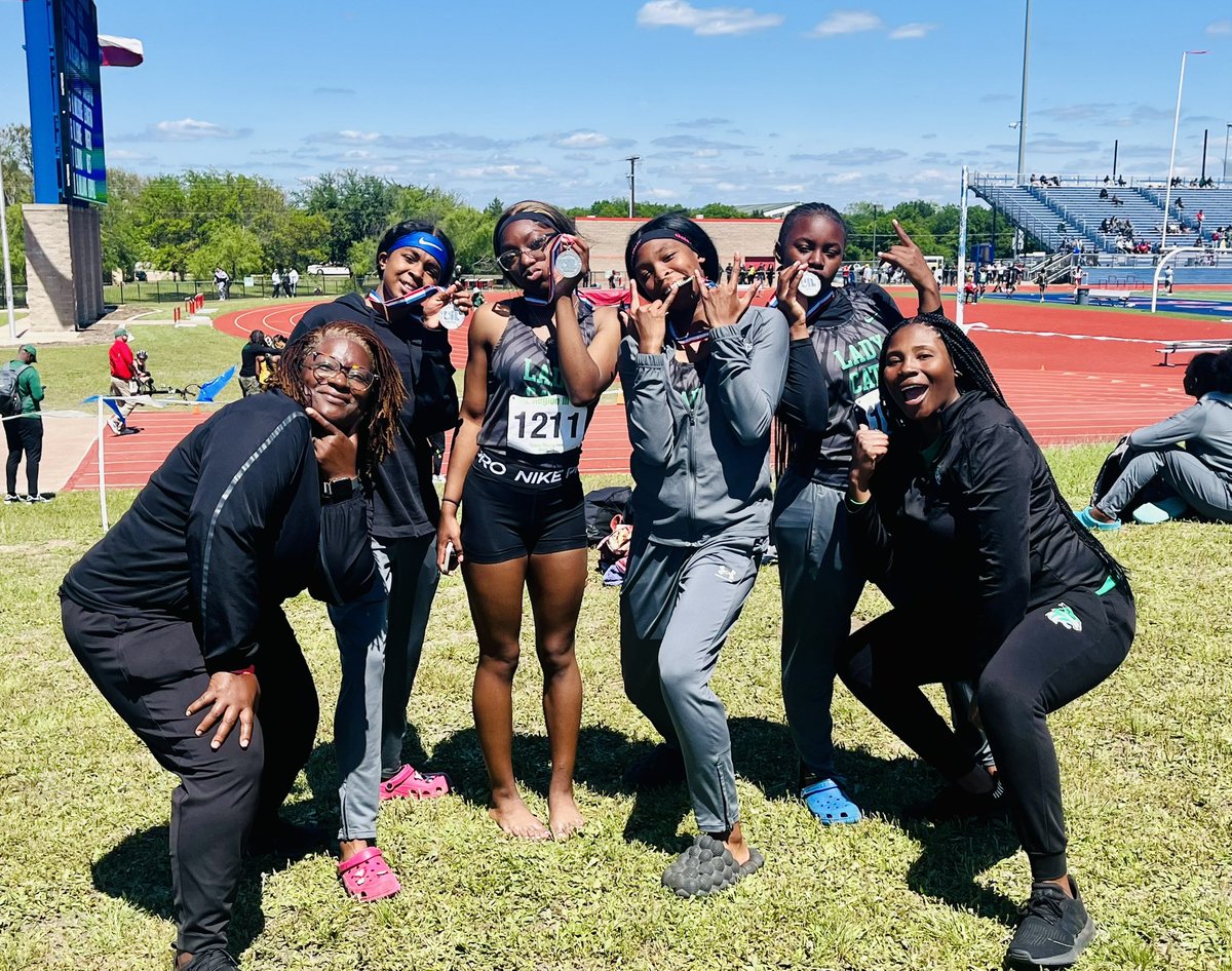 At the end of the day, rankings don't matter. What are you going to do on race day when it counts? I told my girls this all week and baby we showed up today!!  I’m so proud of these girls!! We are State Bound in the 4x2 relay!! Young group but we hungry!! #wehavesomethingtoprove