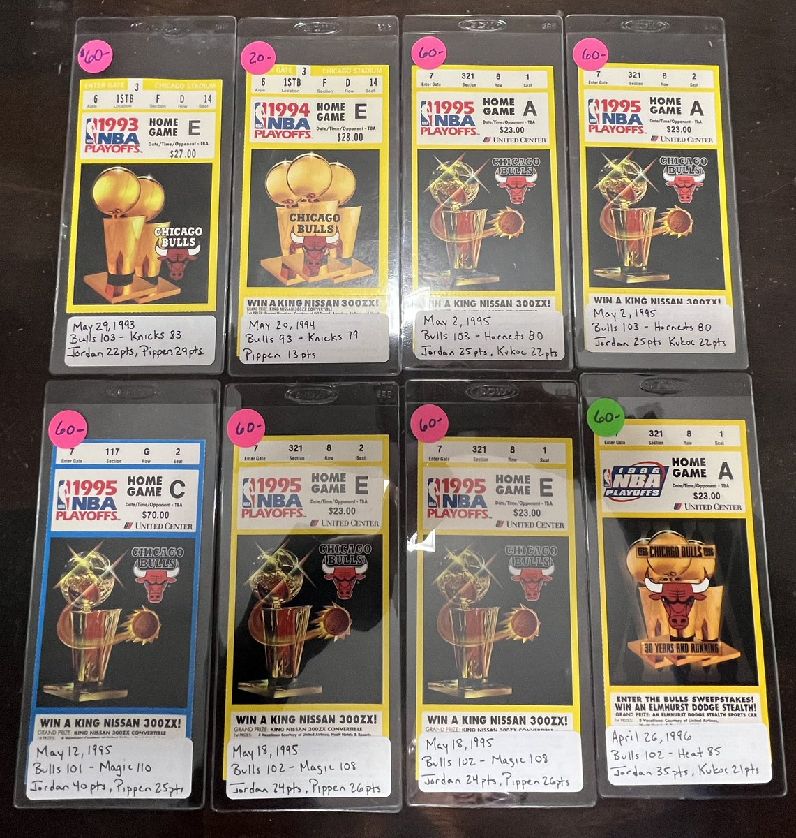camdensgoneyard's tweet photo. For Sale
Chicago Bulls Playoff Ticket Stubs
Each ticket is priced and includes shipping! https://t.co/AiDmczsJLE