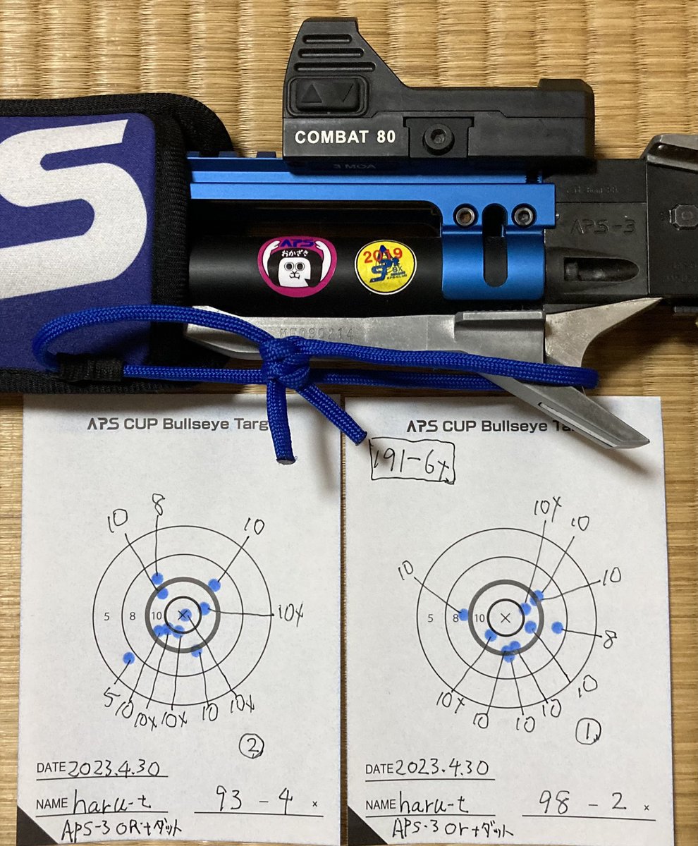 haru641130's tweet photo. BaseEXCANGEさんのブルズアイマッチ200を撃った😉
最近軽い銃を模索中で1号機ORでチャレンジ☺️
グリップ調整中だけど良い感じ🙆
これでエントリーしよう😊
#ブルズアイマッチ200
#BaseEXCANGE https://t.co/m14a2tOvm1