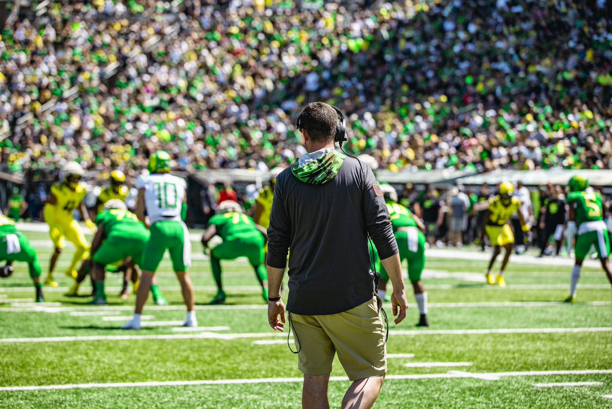 Dan Lanning on Twitter "Thank you Oregon!!! GAMEDAY IN THE SPRING!!!"