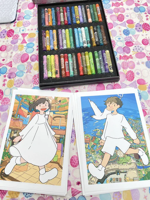 イオンモール新居浜の作品展に在廊してます〜! 17時ぐらいまでいます!お気軽にお声がけください