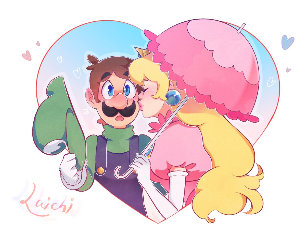 PinkSnowyPeach's tweet photo. Luigi x Peach 🩷💚
#mariofanart #MarioMovie #cuteart #nintendo #cuteships https://t.co/7OnNrzqtLo