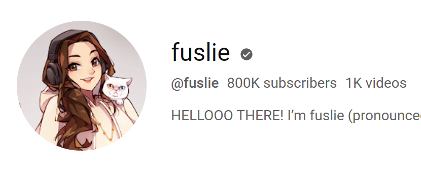 fuslie's tweet photo. 800K SUBBIES ON YOUTUBE :O?!! THANKS EVERYONE!! https://t.co/LU2cpNbqIr