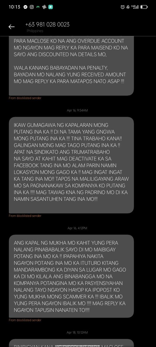 Hopie_1213's tweet photo. Ito ang mga txt na mga agent. Stop OLA itiggil ang online lending app. Pakinggan niyo kami

#FightOnlineLoanSharks
#UOVM @senatePH @IdolRaffyTulfo @WinGatchalian74 @SenGracePOE @Cynthia_Villar  @bongbongmarcos https://t.co/CbrLaoNwCk