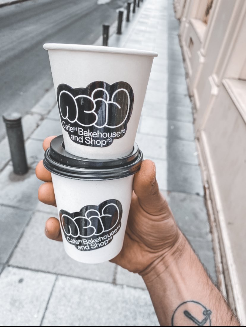 alternoon's tweet image. #designisfunction
I love the way coffee lids have a space to comfortable place your second cup on the top in order to comfortably carry it with one hand.