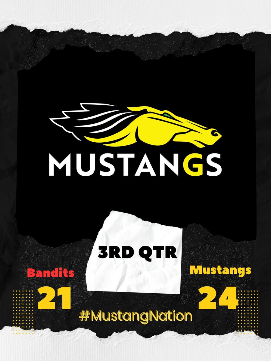 GilletteMustang's tweet photo. Mustangs are up going into the final quarter. https://t.co/mzKMg11i48