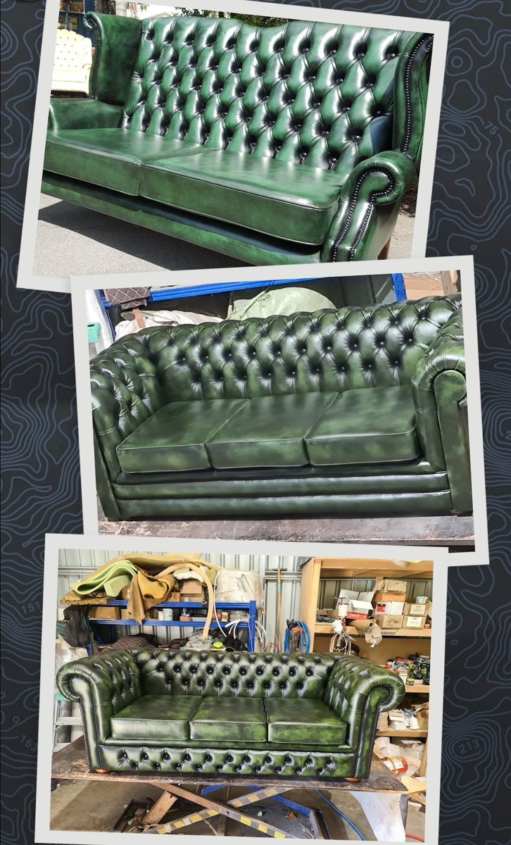 A slash of Antique Green
From top to bottom 
Our Queen Anne sofa
Our Botany Chesterfield 
Our Dorchesterfield 
#madeinQld #australianmade #classicalfurniture #australianchesterfield #mastercraftsman #leatherfashion #bespoke #artesian #handmadeisbetter