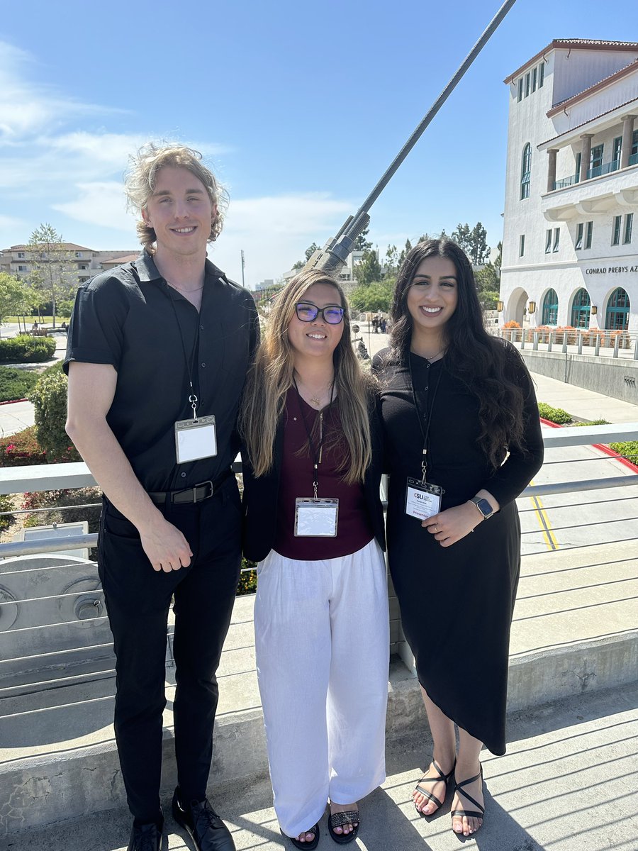 ChloeJWelch's tweet photo. A big CONGRATS to 2 of my undergrad mentees from Sac State for winning 1st place at the annual CSU Student Research Comp!!! They worked so hard to prepare and are so deserving. I am so proud 🥳🪰🧠💗 https://t.co/ayLRoSAw7E
