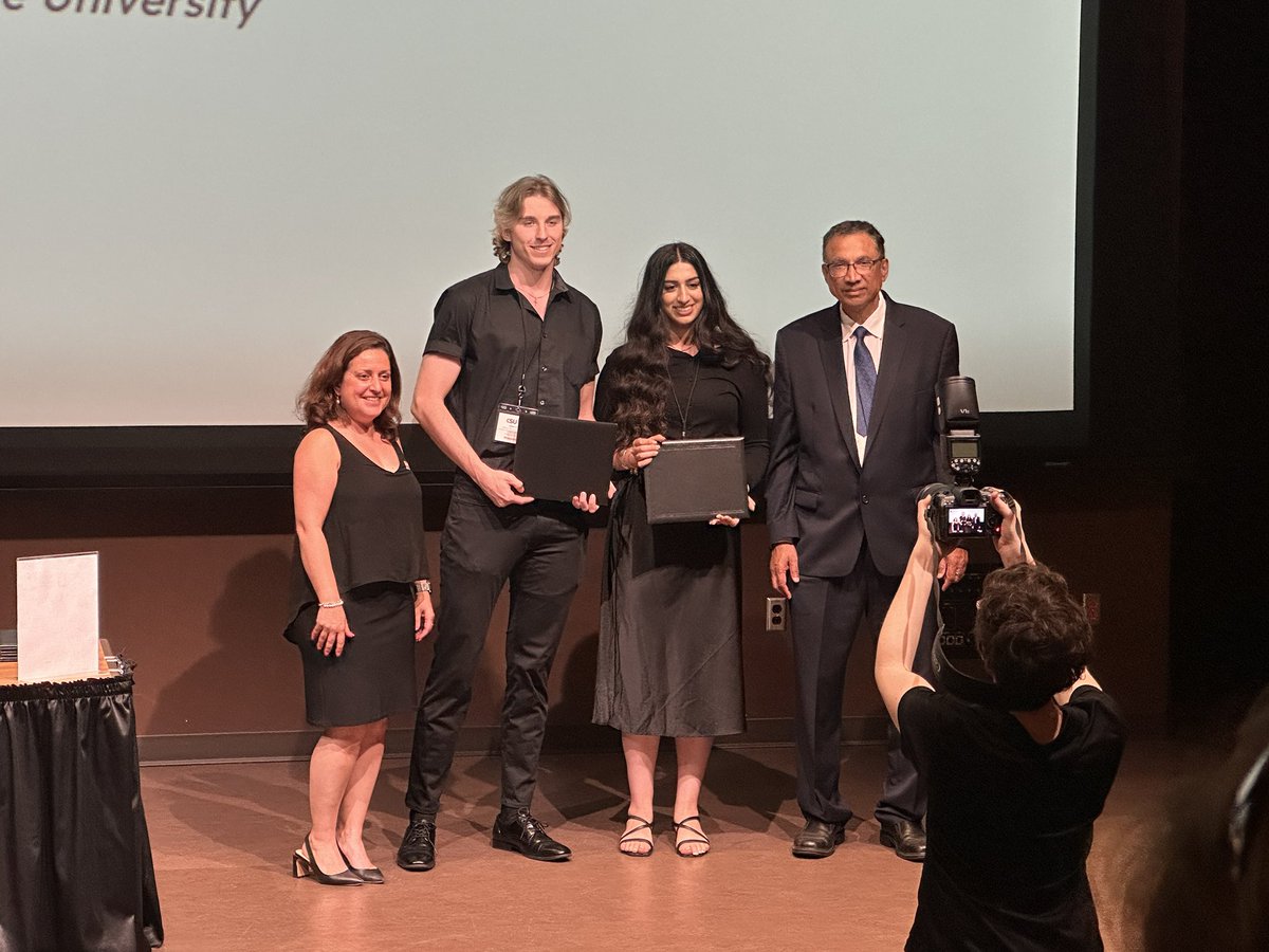 ChloeJWelch's tweet photo. A big CONGRATS to 2 of my undergrad mentees from Sac State for winning 1st place at the annual CSU Student Research Comp!!! They worked so hard to prepare and are so deserving. I am so proud 🥳🪰🧠💗 https://t.co/ayLRoSAw7E