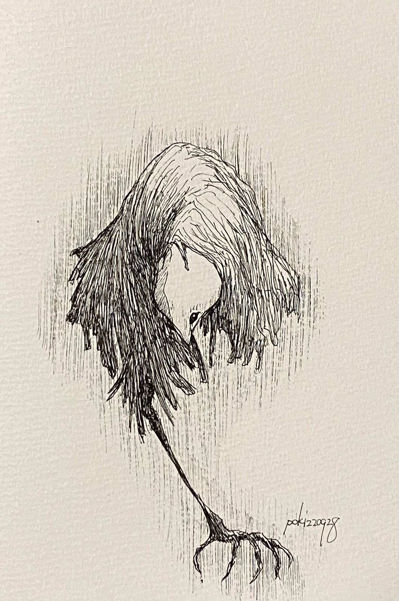 #ゴールデンウィークSNS展覧会2023 #ペン画 #アナログ絵 ボールペンで描いています。