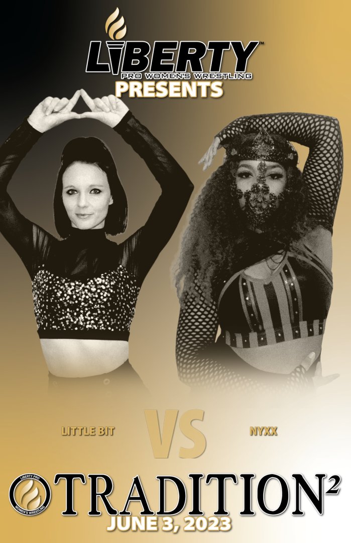 Visit the #LibertyProShop (libertyprowrestling.com/shop/about/) for more information on how you can sponsor⭐NYXX vs. BAMBI HALL⭐for #LibertyProTradition2! | @nyxxthegoddess | @BambiHall