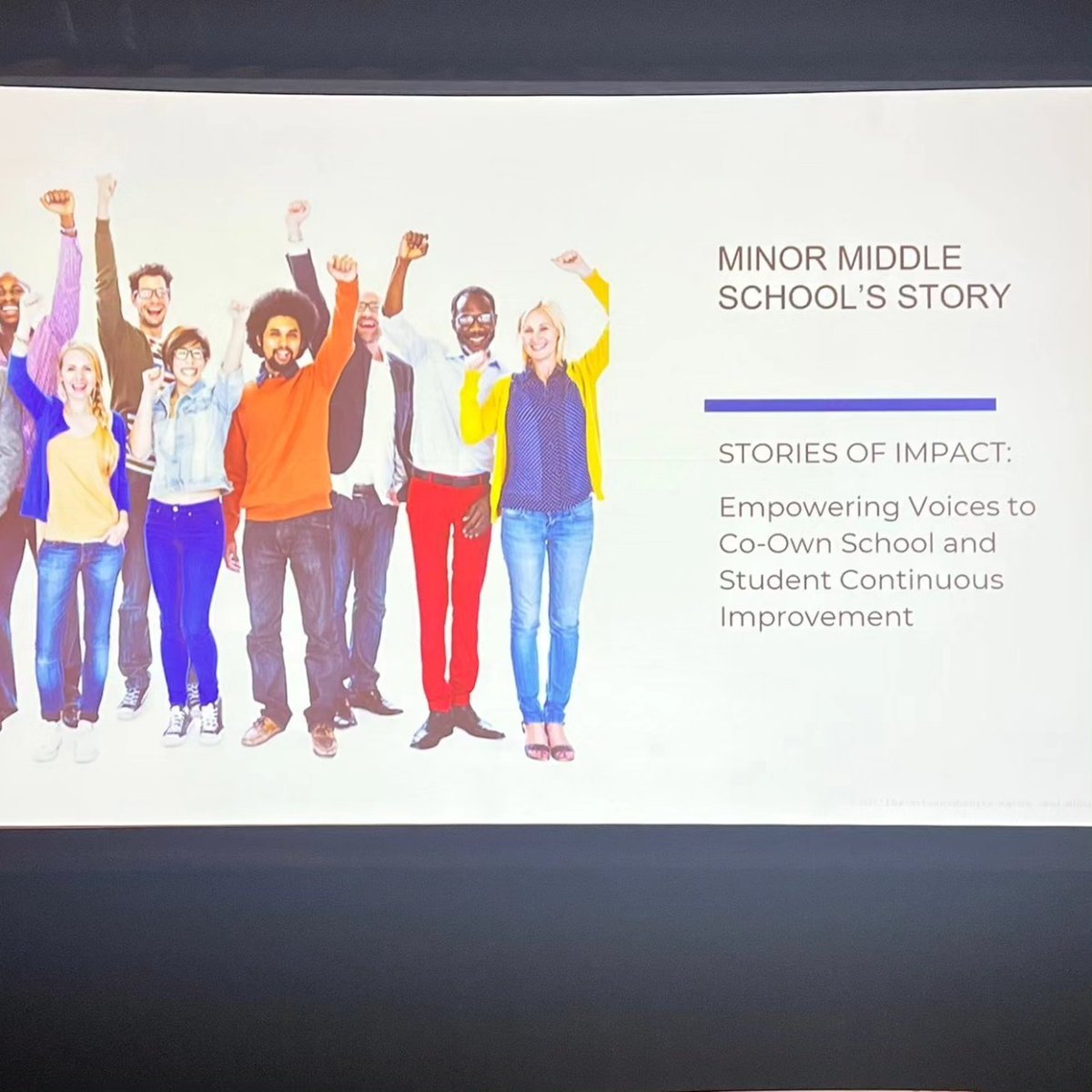 So proud of Mr. Evertt and Mrs. Olivier!!  We are glad to have such wonderful and impactful leaders! #kudos @CarnegieFdn @JEFCOED 
#CarnegieSummit2023 #minormiddle #middelschool #principalsofinstagram #teachersfollowteachers #teachers #students #administration #empowerment