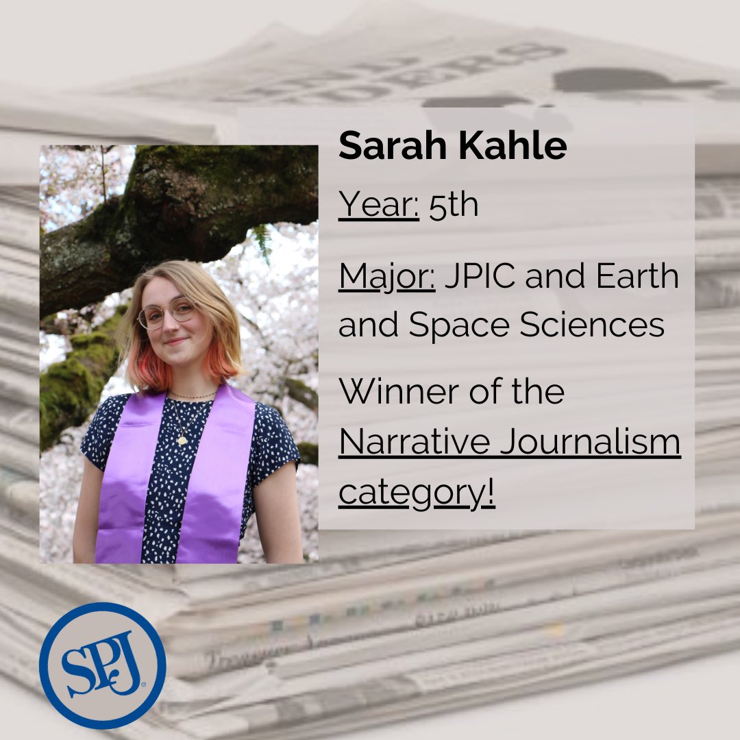 spjuw's tweet photo. We are so excited to announce our 4 winners of our Excellence in Journalism &amp; Media Contest! https://t.co/Tic9Kq0HrZ