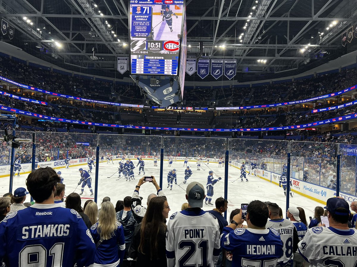⚡️ I’m super happy that I started loving hockey again. Besides music, this sport has hyped me up, helped me cope with grief and gave me something to look forward too. What a season 🏒⚡️ <a href="/TBLightning/">Tampa Bay Lightning</a>. #GoBolts