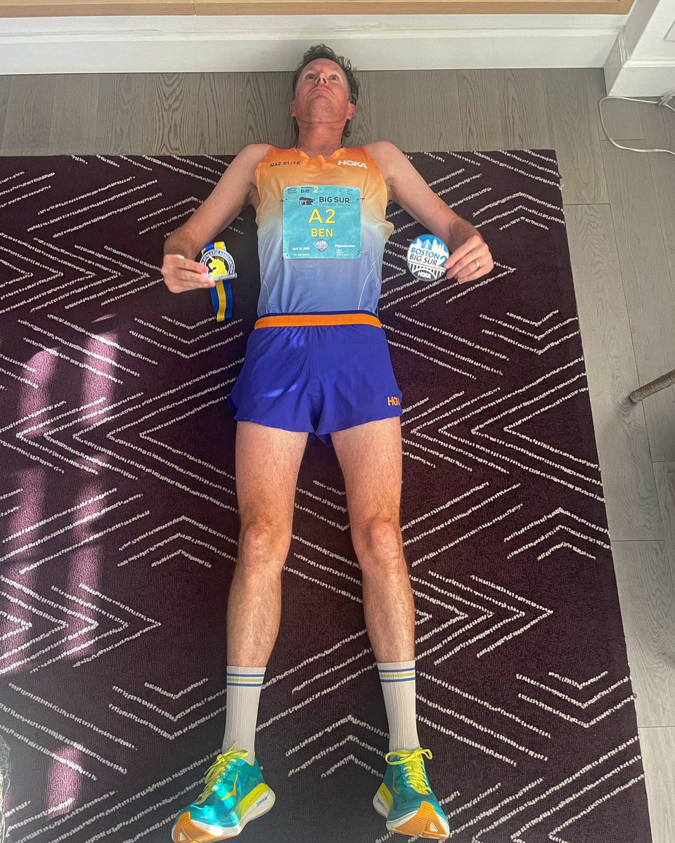 Big Sur Marathon in the morning. #flatbruce