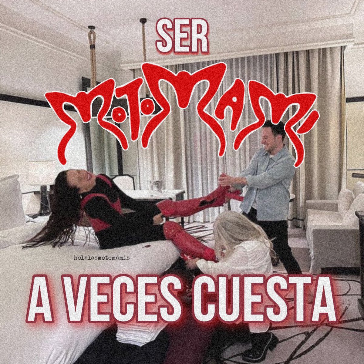 rosaliarepa's tweet photo. kuesta a veces ser motomami @rosalia https://t.co/n1YO3vsNMA