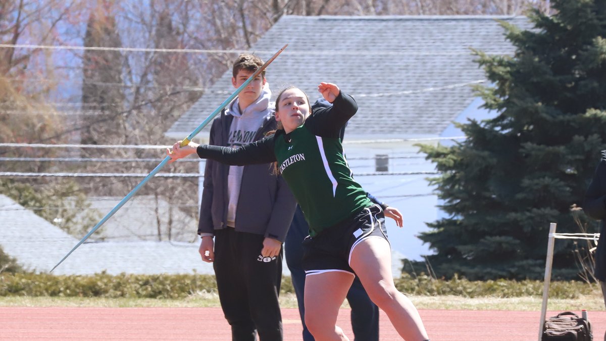CastletonSports's tweet photo. Harrison Leombruno-Nicholson became the second LEC Champion in program history while Gwyn Tatton earned a podium spot in the javelin as @castleton_tf competed in the LEC Outdoor T&amp;F Championships Saturday!

🏃‍♂️: https://t.co/IS33Kd0S9Z
🏃‍♀️: https://t.co/Q3Se9zhUIZ https://t.co/AGuIeEg7ye