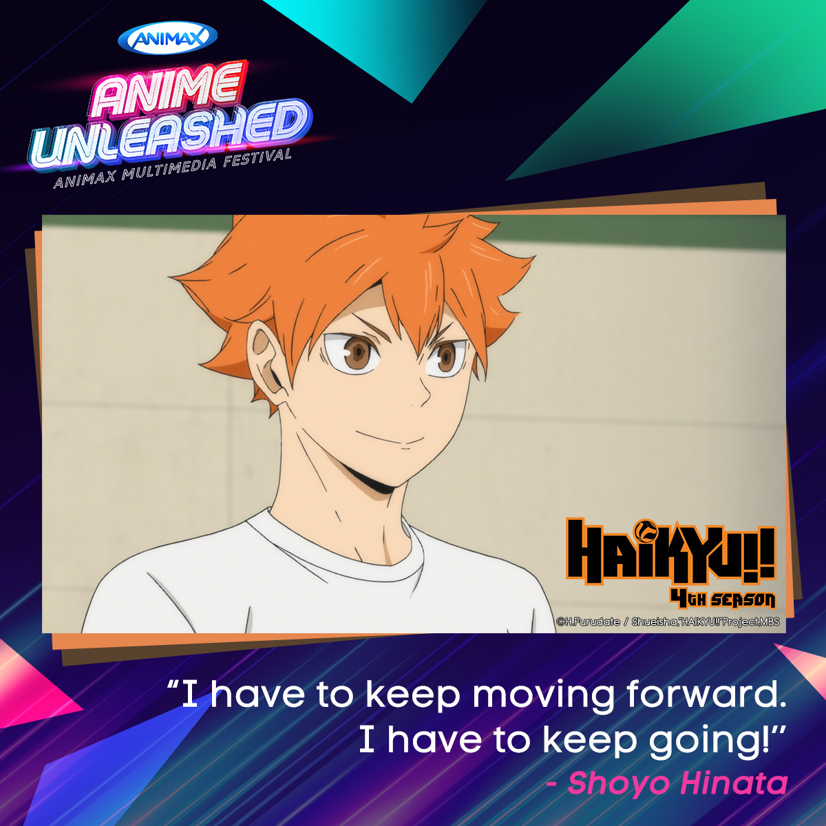 animaxasiatv's tweet photo. Hinata Shoyo shows you what kind of force he can be on the court! 💪 Watch him spike his way to victory! 🔥

'HAIKYU!! 4th Season', Mon to Fri, 7.30PM (6.30PM JKT/BKK)

#AnimeUnleashed #AnimaxMultimedia https://t.co/lKn0PYudYE